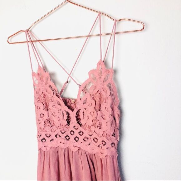 NWT Free People One Adela Blush Mini Dress Small - Picture 12 of 12